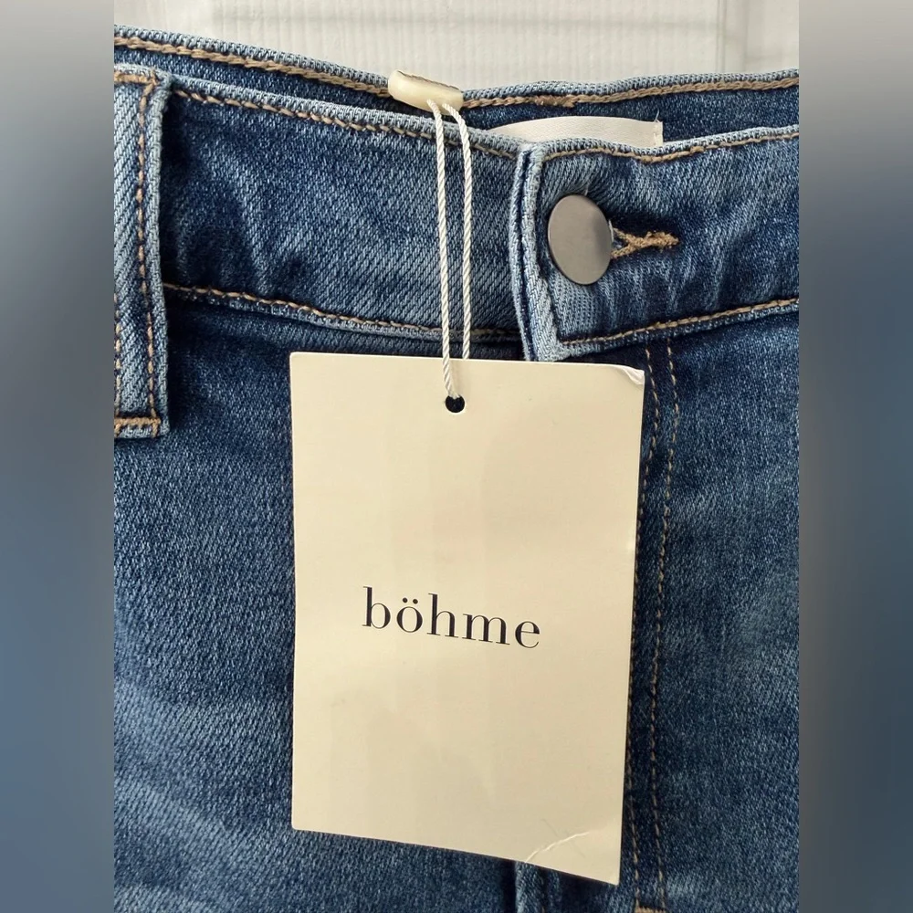 NWT Böhme Stretch Denim Jorts - Picture 3 of 9